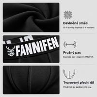FANNIFEN G55450 – bavlněná směs, pružný pas a tvarovaný přední díl