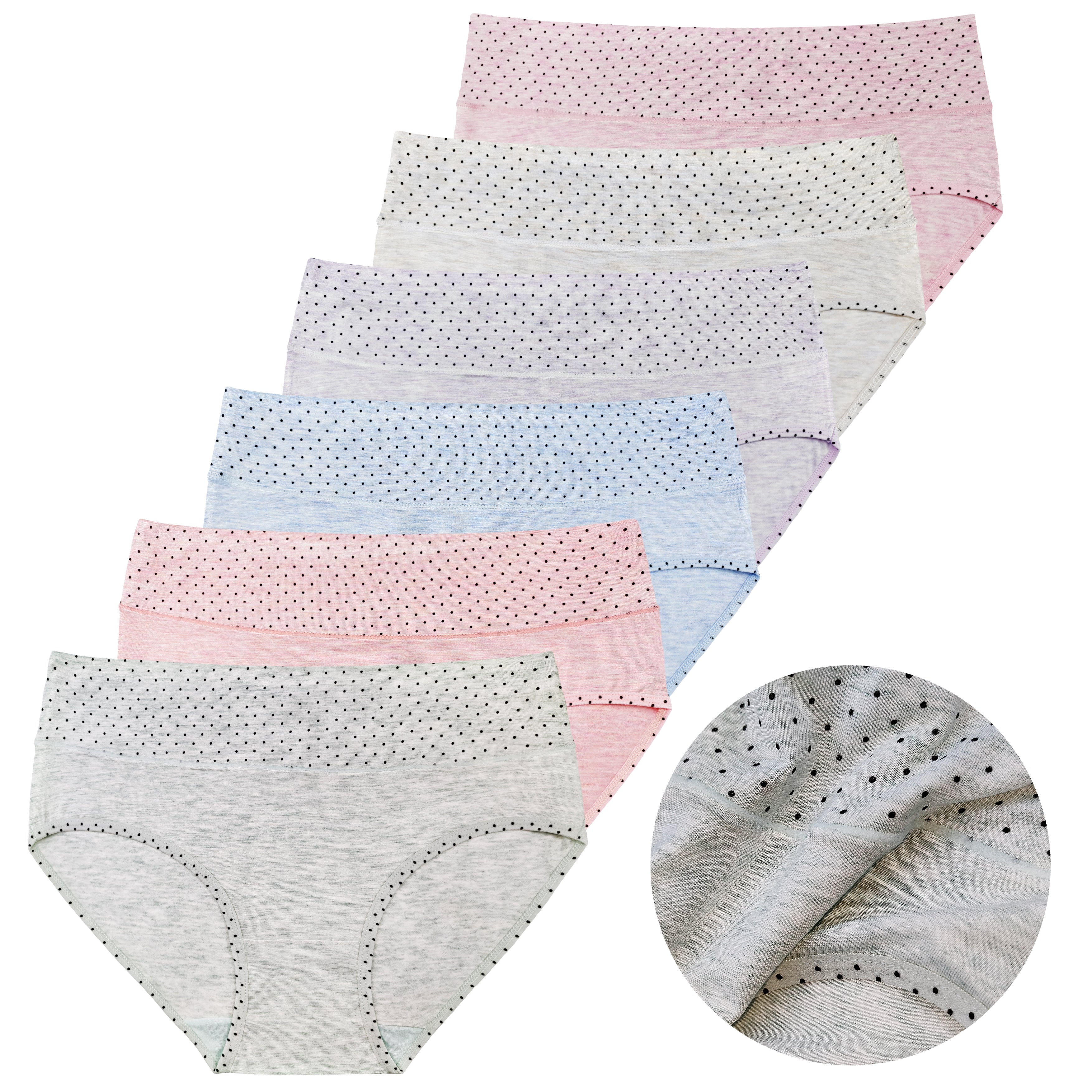 Damen High-Waist Bambus-Slips RZ1010 – 3 Stück im Packung – FANNIFEN