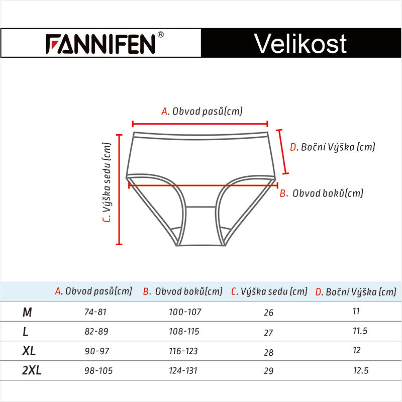 Women's high-waisted panties YW4146 - 3 pieces in a pack