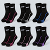 Thermische Sport-Crew-Socken für Damen mit farbigen Details SPAW6006 – 6 Paar