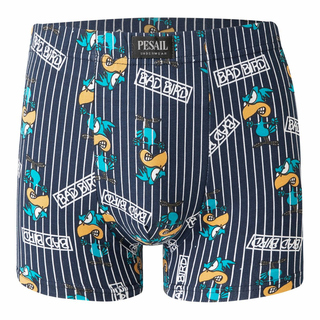 Men's funny boxer shorts cotton printed mens underwear G55310 4 pieces per pack