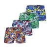 Men's boxer briefs with colorful graffiti G5124- 4 pieces