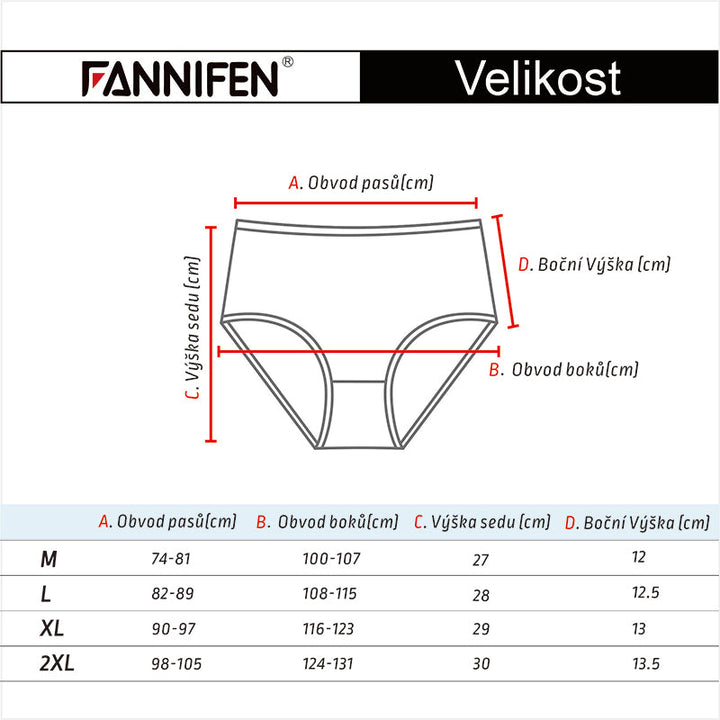Women's high-waisted panties YW4142 - 3 pieces in a pack