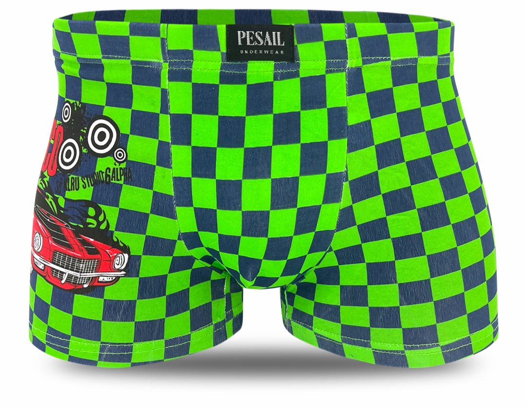 Teen checkered boxers U1113 - 4pcs in a pack