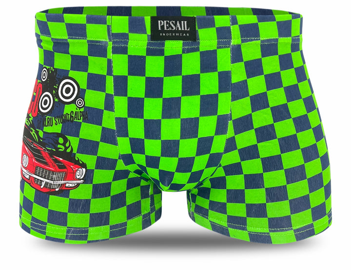 Teen checkered boxers U1113 - 4pcs in a pack