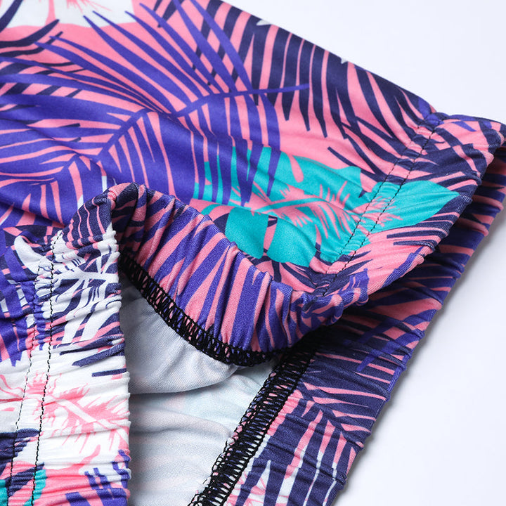 Women's capri leggings LEAVES J707B