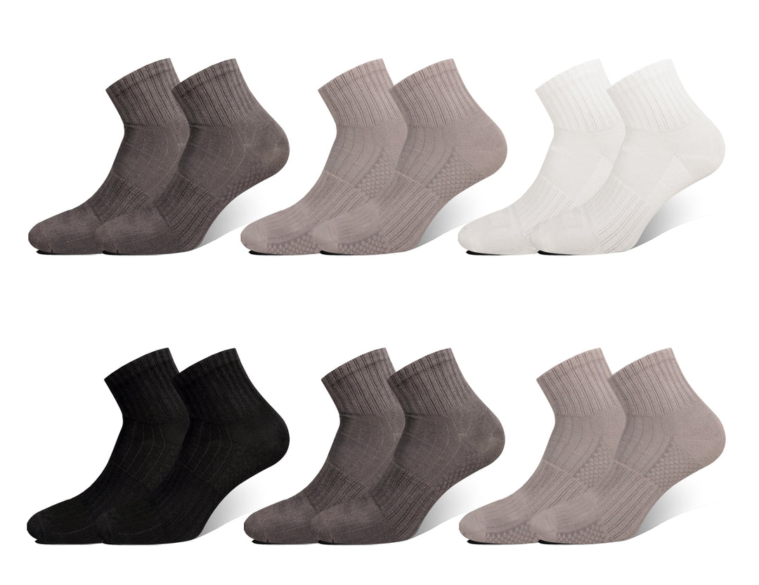 Men's bamboo ankle socks MX3330B 6 pairs