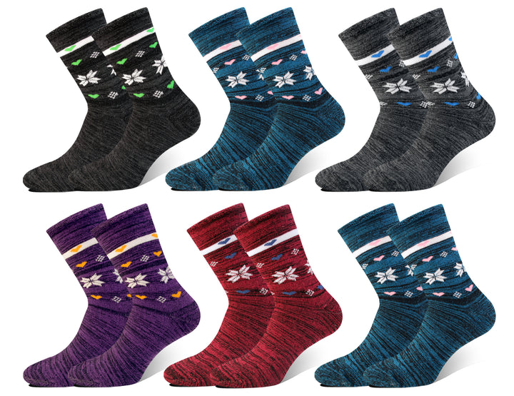Women's thermal socks SSW055 4 pairs