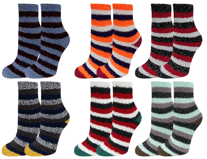 Women's furry thermal socks ZWD-202 6 pairs