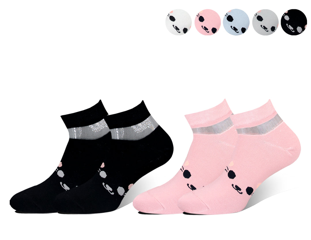 Women's ankle skin-friendly socks CW448 6 pairs