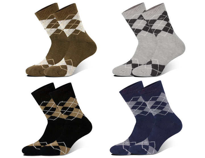 Men's thermal Christmas Norwegian soft socks MC115 2 pairs