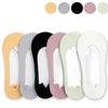 Damen-Sneakersocken, niedrig geschnitten, rutschfest, flach, Bootsmuster, WS918B, 5 Paar