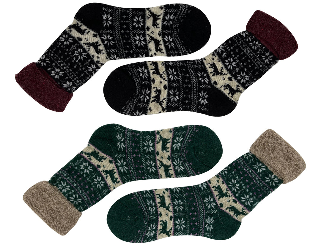 Women's wool thermal socks Sob YZ33 4 pairs