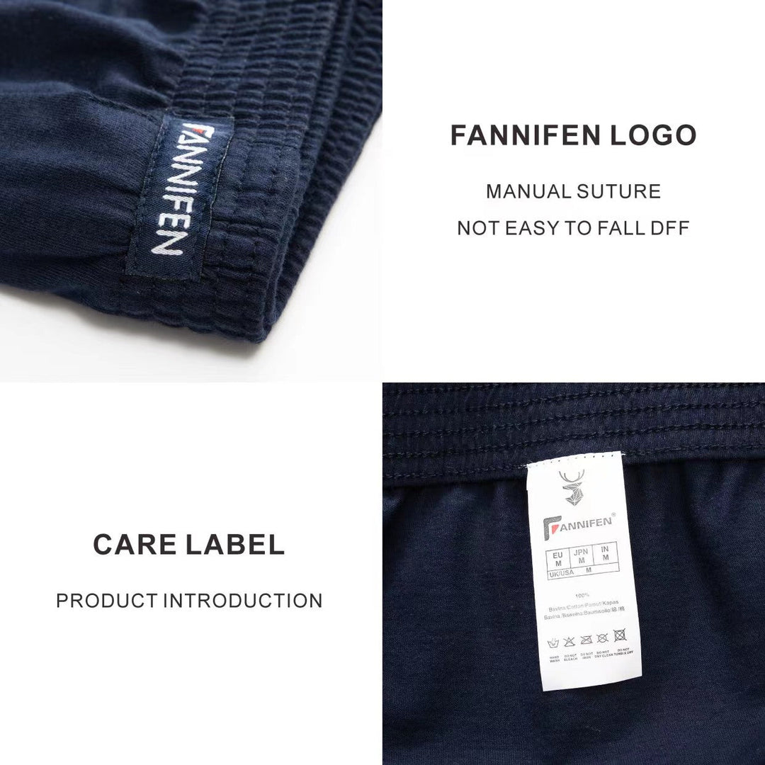 Set of men's cotton M-4XL shorts EK002-2 3pcs in a pack