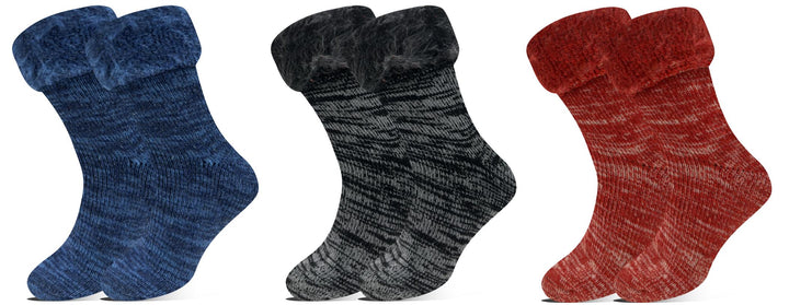 Women's wool thermal socks ALPACA ZCM9241 3 pairs