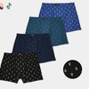 Herren Boxershorts mit lockerem, elastischem Bund, weich und atmungsaktiv FM610, 4 Stück pro Packung