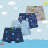 Boxershorts für Jungen, ZQ5211, 4er-Packung