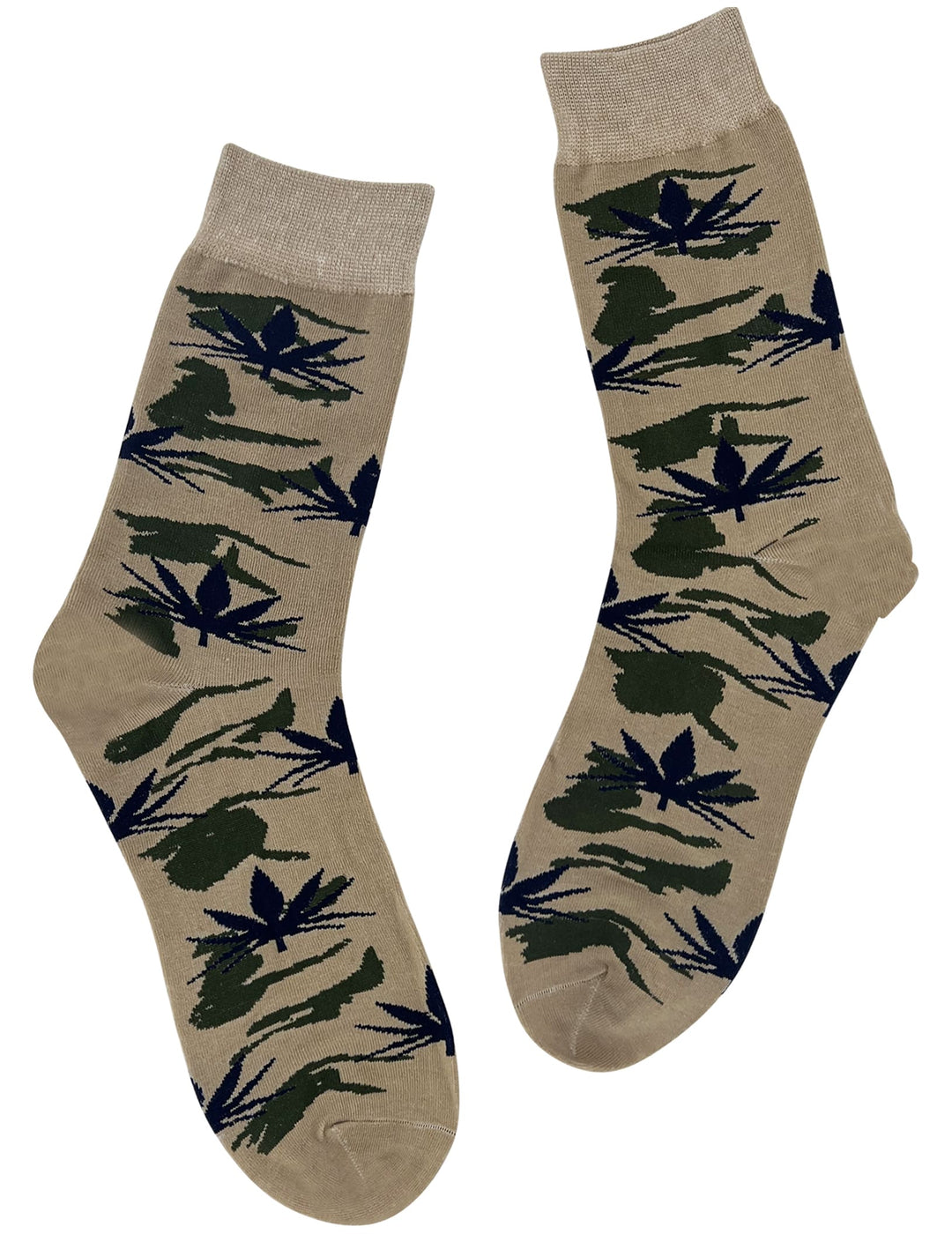 Men's cheerful socks Leaves NY105 6 pairs