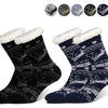 Herren-Thermo-Socken aus flauschiger Wolle, warm, weich, für jeden Tag, Weihnachten MC118, 2 Paar