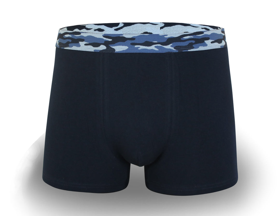 TEEN Cotton Classic Soft boxer shorts CAMOUFLAGE LG5140 - 4 pieces per pack