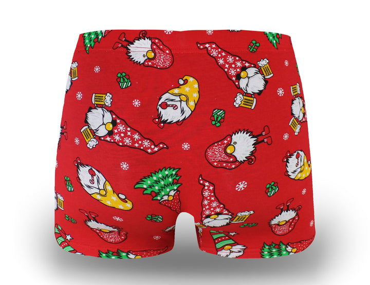 Men's Cotton Classic Soft Breathable Stretchy Christmas boxer shorts G5169 2pcs