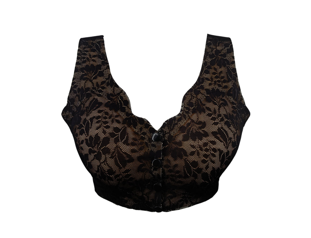 Seamless bra with front closure GREE-9522Z