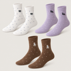 Damen-Thermowollsocken mit gepunkteter Katze NZX2782-3 Paar