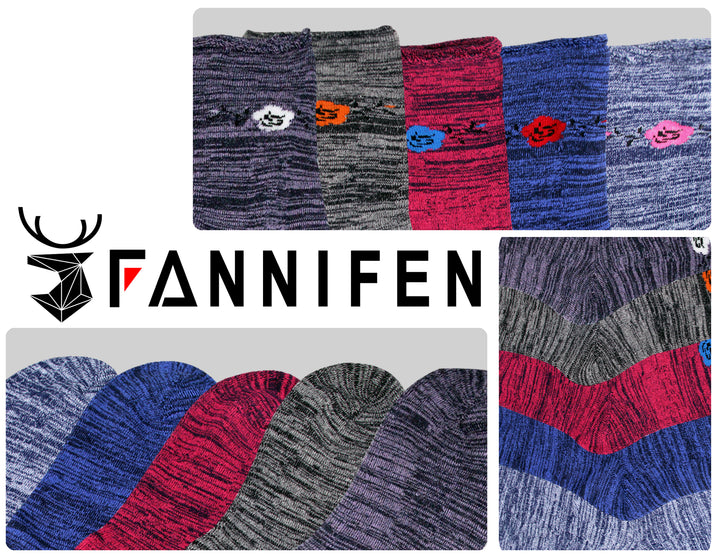 Women's thermal high cut winter cotton sport light flexible socks ROSE SSW066 4 pairs