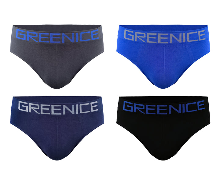 Seamless mens boxer brief breathable fitness panties GREE-4949 - 3 pcs in a pack