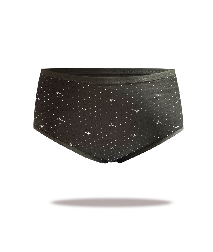 Women's high-waisted panties YW4142 - 3 pieces in a pack