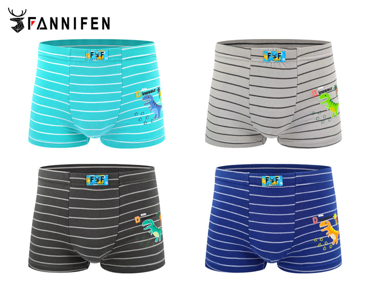 Boys' boxer shorts Dinosaur XQ2674 4 pieces per pack