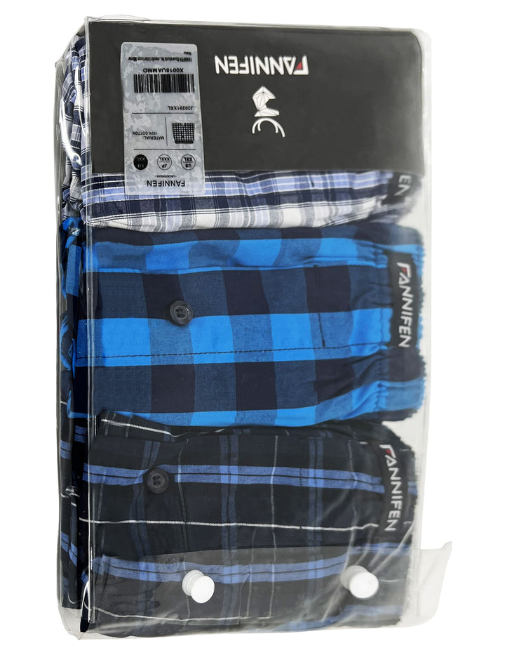 FANNIFEN Men's Striped Shorts FAN-J20201 - 3 pieces per pack