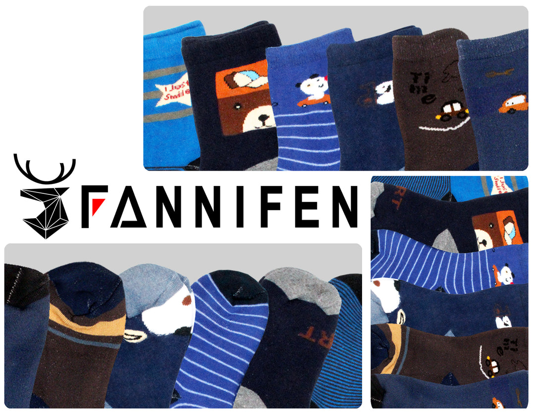 Children's cotton comfortable breathable cool everyday thermal socks QM506 6 pairs