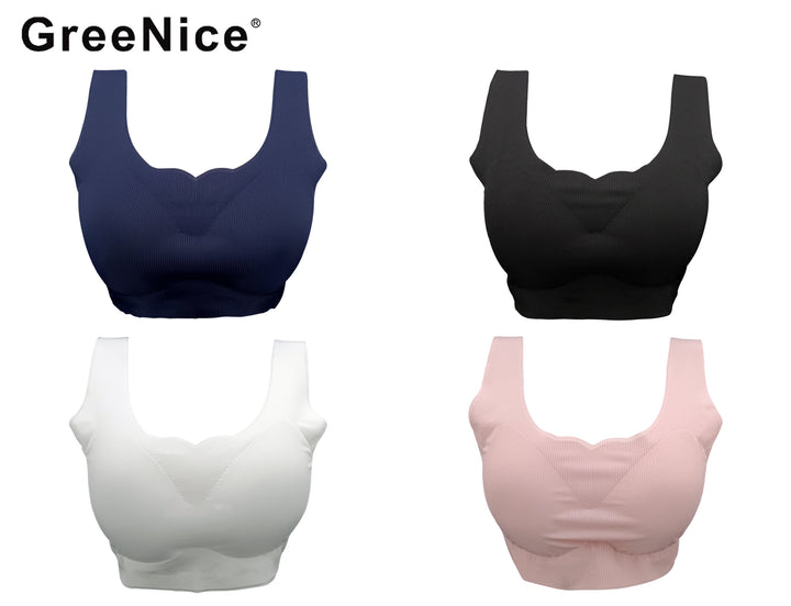 Women's Full Figure Beauty Back Smoothing Seamless Bra GREE-9521Z