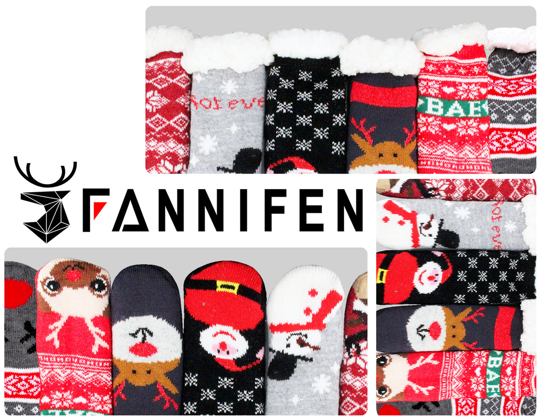 Children's Christmas thermal socks CW232 2 pairs