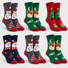 Women's Christmas Thermal Crew Socks SDW500-6 Pairs