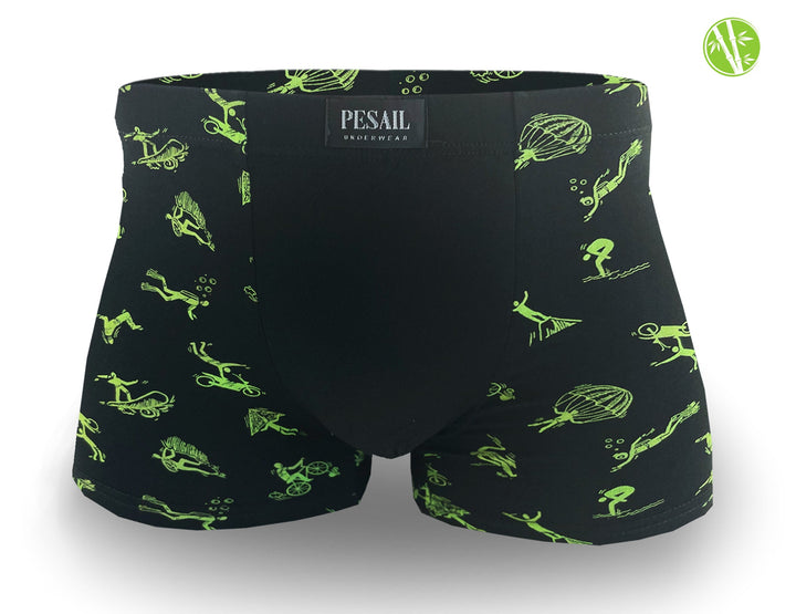 Teen bamboo boxers Skateboard UM0170 4pcs