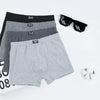 Herren lockere Boxershorts HF036, 4 Stück im Packung