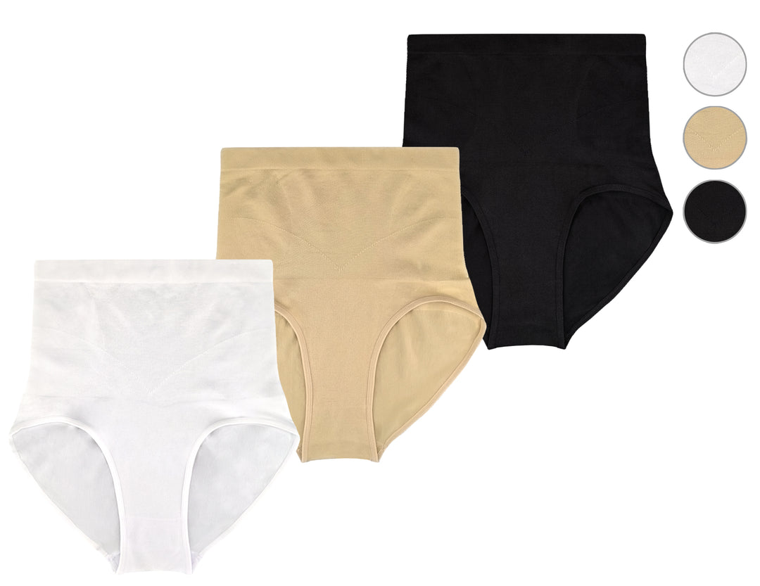 Seamless compression soft flexible everyday breathable panties GREE-6626 - 2 pcs in a pack