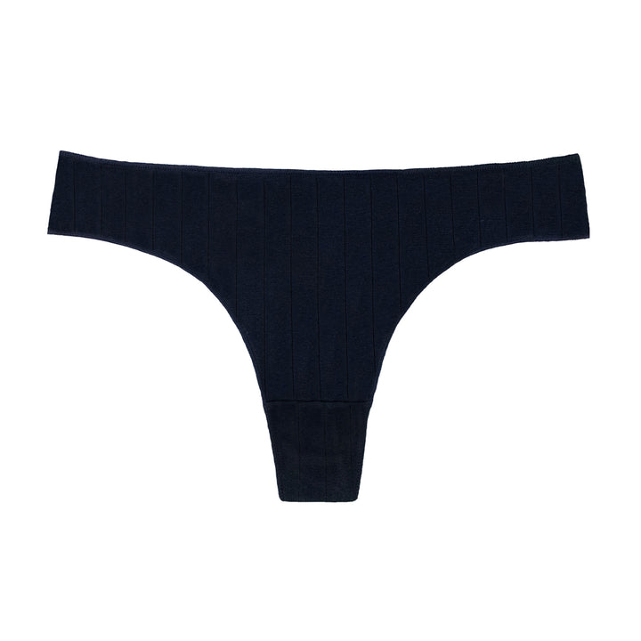 Women's single-color smooth flexible thongs CZ8028 3 pcs