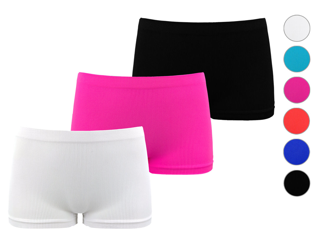 Women's seamless boxers GREE-6746 - 3 pieces in a pack