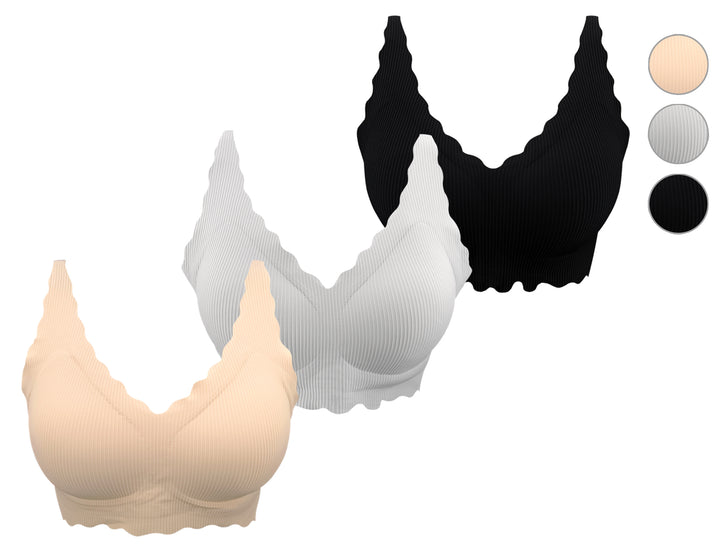 Seamless Pad-Removeable Wire Free Adjustable Ice-Silk Fabric Breathable Elasticity Everyday Bra GREE-9523Z