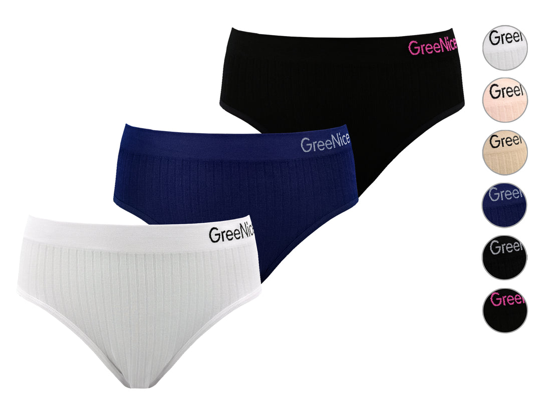 Seamless soft comfort panties GREE-6572 - 3 pcs in a pack
