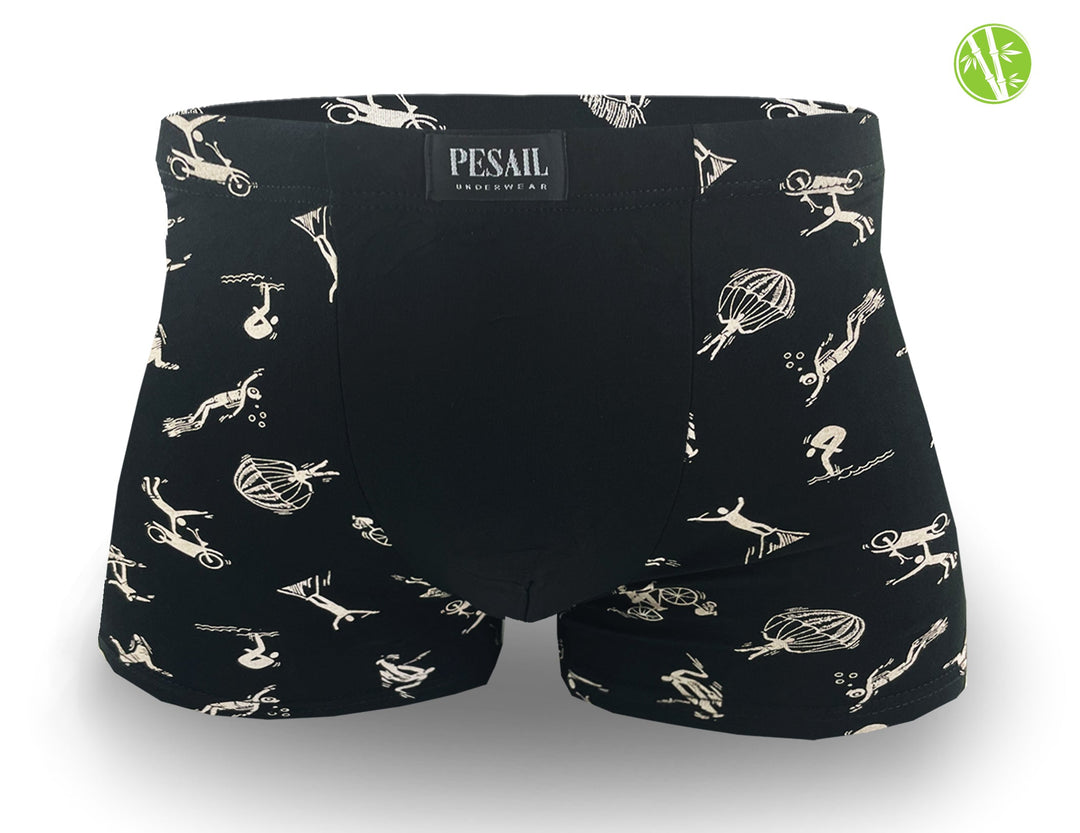 Teen bamboo boxers Skateboard UM0170 4pcs