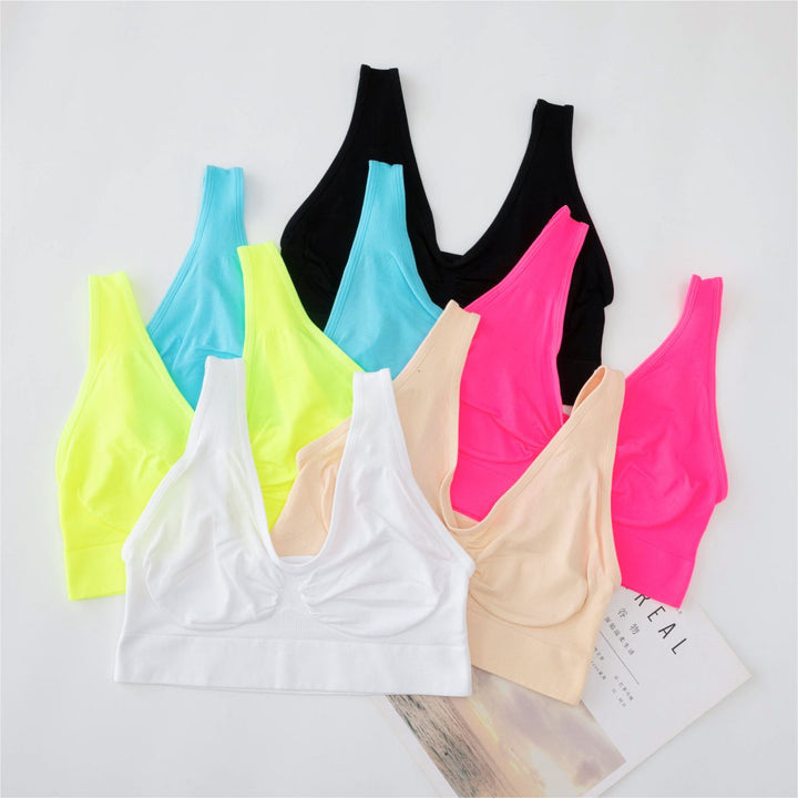 Sports bra without padding GREE-6068 - 2 ks