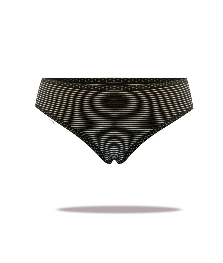 Women's striped thong YW4122 - 3 pcs per pack