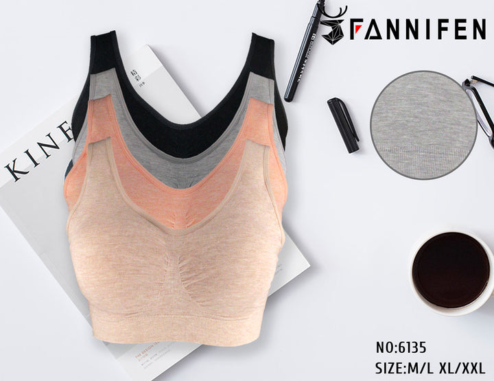 Seamless bras without underwire 6135 - 2 pieces per pack