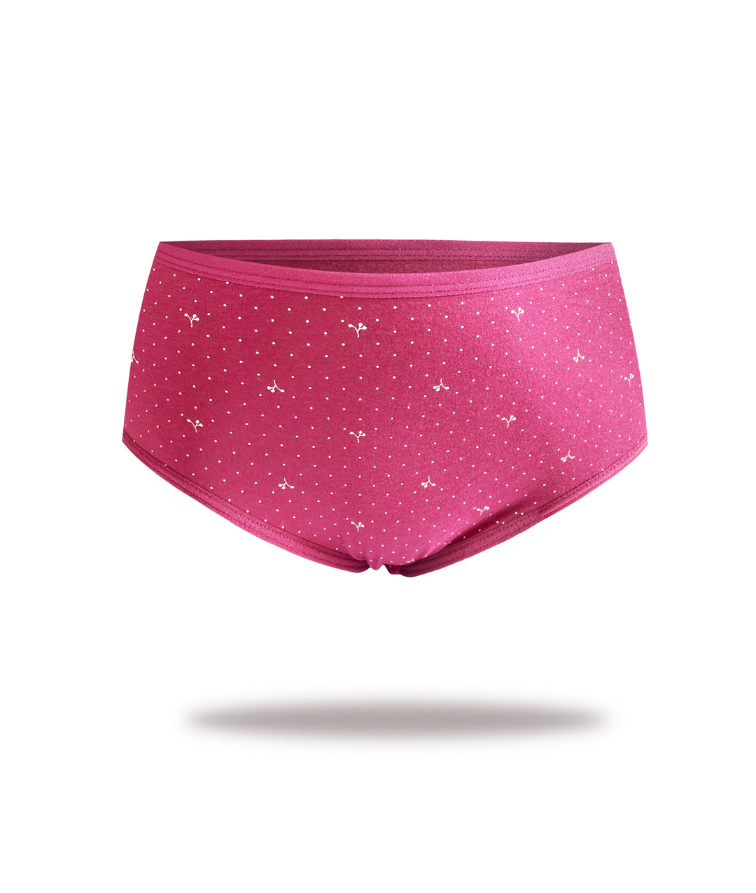 Women's high-waisted panties YW4142 - 3 pieces in a pack