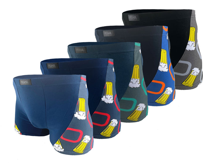Men's boxers Beer G507 - 4 pcs in a pack