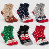 Women's Christmas thermal socks SD10 6 pairs